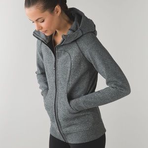 Lululemon grey scuba hoodie
